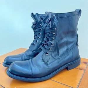 John Varvatos Leather Boots